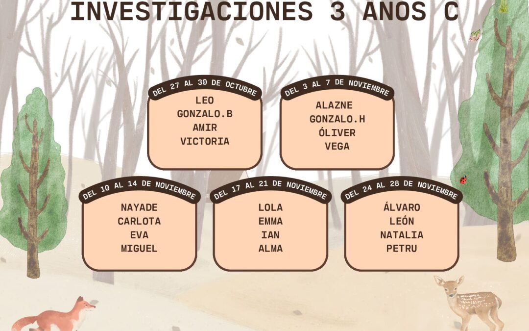 INVESTIGACIONES 3 AÑOS C