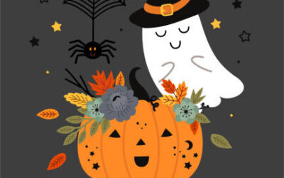 Preparativos fiesta de Halloween